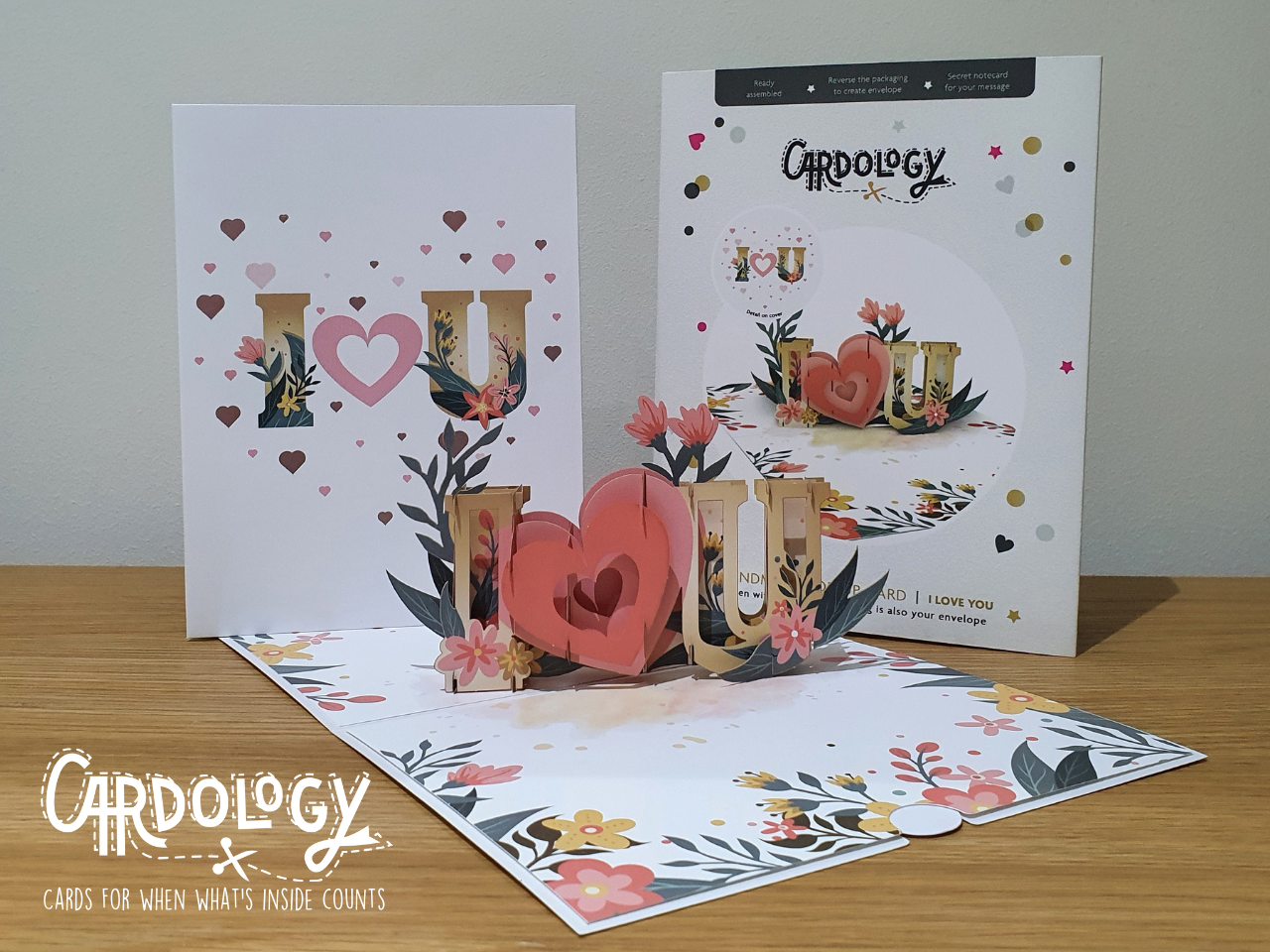 Cardology's Own Brand Pop-Up Cards